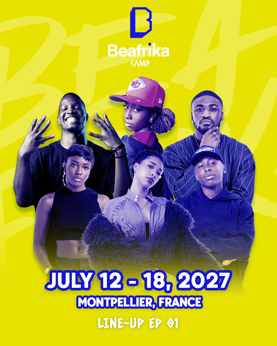 Beafrika Camp 2027 line-up, episode 1