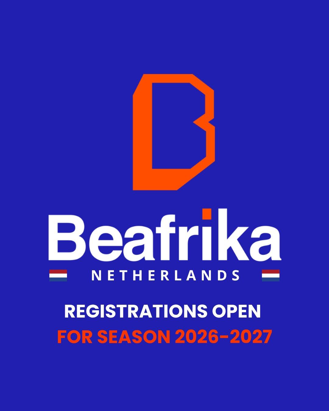 Beafrika Studio Netherlands registrations open, 2026/2027 season